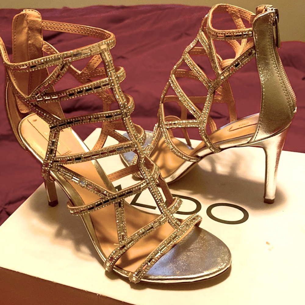 Silver heels